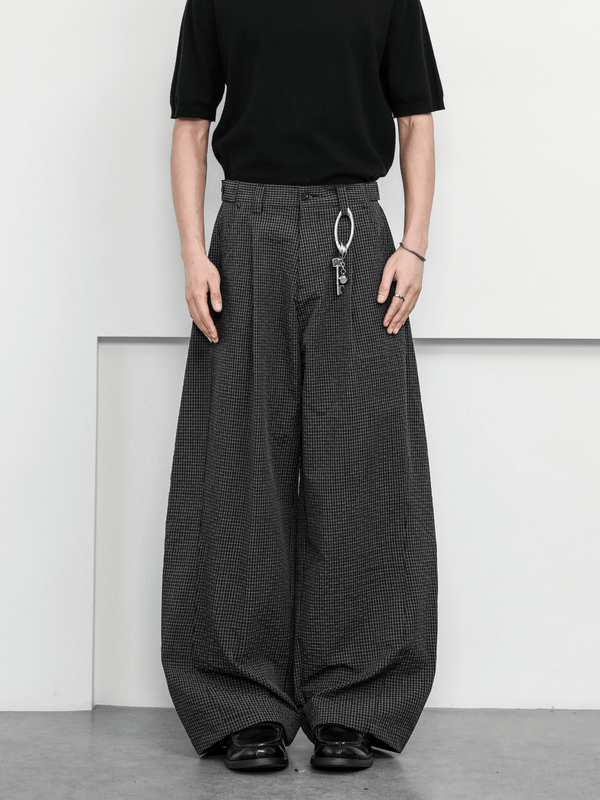 Lightweight Plaid Scythe - Cut Paratrooper Pants - COPPING THREADS - CT Basics