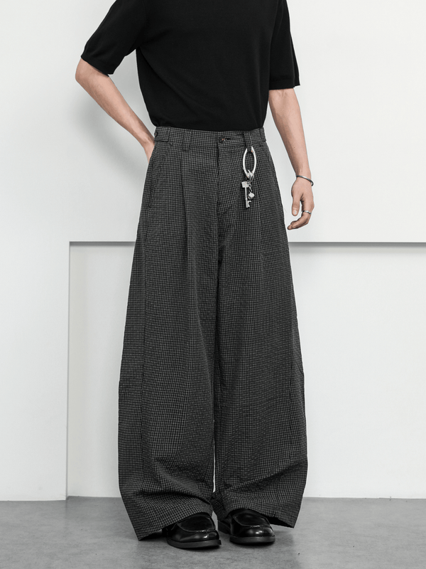 Lightweight Plaid Scythe - Cut Paratrooper Pants - COPPING THREADS - CT Basics