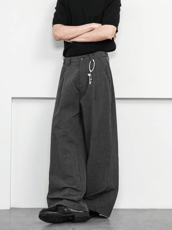Lightweight Plaid Scythe - Cut Paratrooper Pants - COPPING THREADS - CT Basics