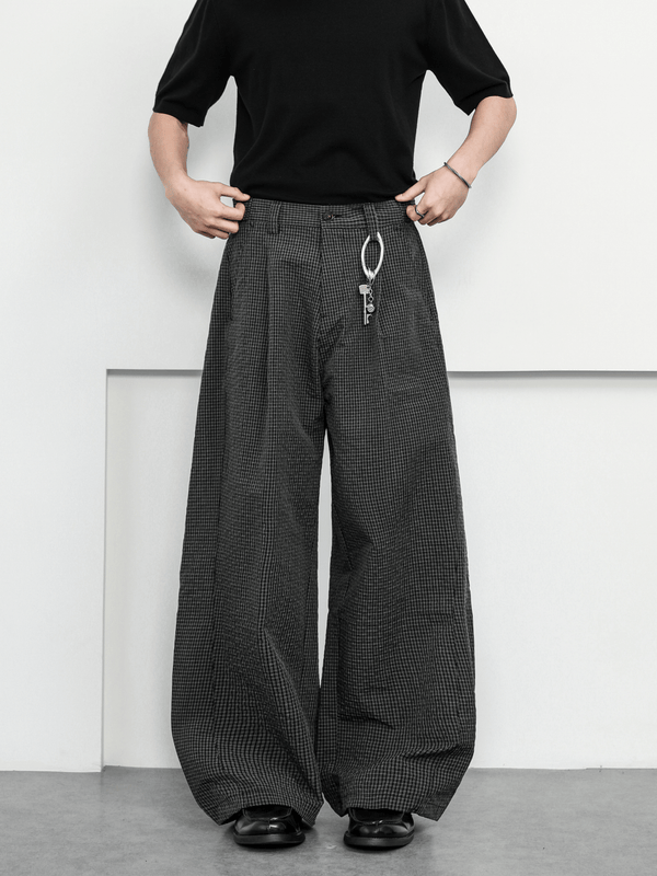 Lightweight Plaid Scythe - Cut Paratrooper Pants - COPPING THREADS - CT Basics