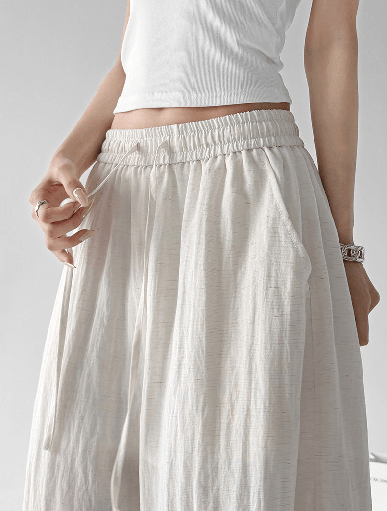 Linen Blend Balloon Wide - Leg Pants - CT66118 - COPPING THREADS - CT Select