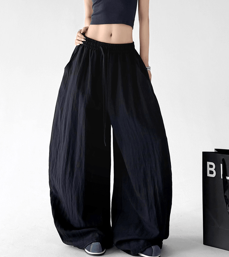 Linen Blend Balloon Wide - Leg Pants - CT66118 - COPPING THREADS - CT Select