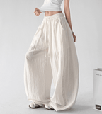 Linen Blend Balloon Wide - Leg Pants - CT66118 - COPPING THREADS - CT Select