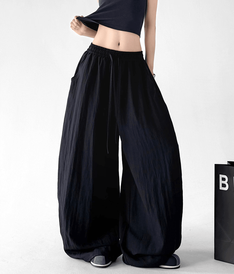 Linen Blend Balloon Wide - Leg Pants - CT66118 - COPPING THREADS - CT Select