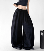 Linen Blend Balloon Wide - Leg Pants - CT66118 - COPPING THREADS - CT Select