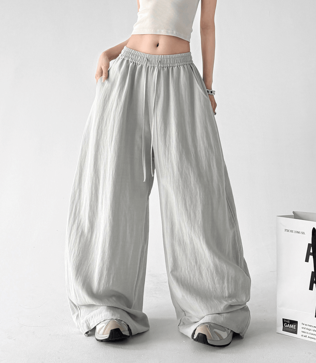 Linen Blend Balloon Wide - Leg Pants - CT66118 - COPPING THREADS - CT Select