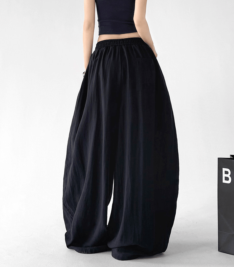 Linen Blend Balloon Wide - Leg Pants - CT66118 - COPPING THREADS - CT Select