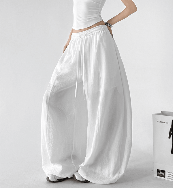 Linen Blend Extra Wide Leg Pants - CT66120 - COPPING THREADS - CT Select