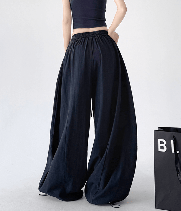 Linen Blend Extra Wide Leg Pants - CT66120 - COPPING THREADS - CT Select