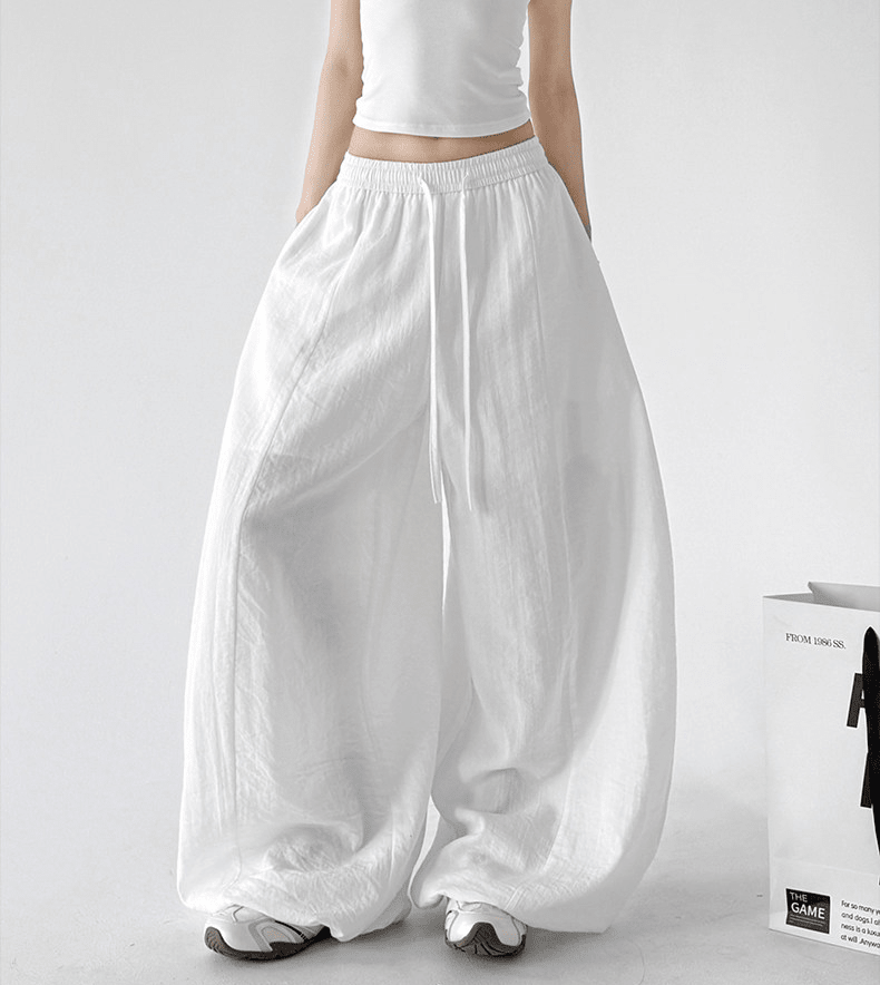 Linen Blend Extra Wide Leg Pants - CT66120 - COPPING THREADS - CT Select
