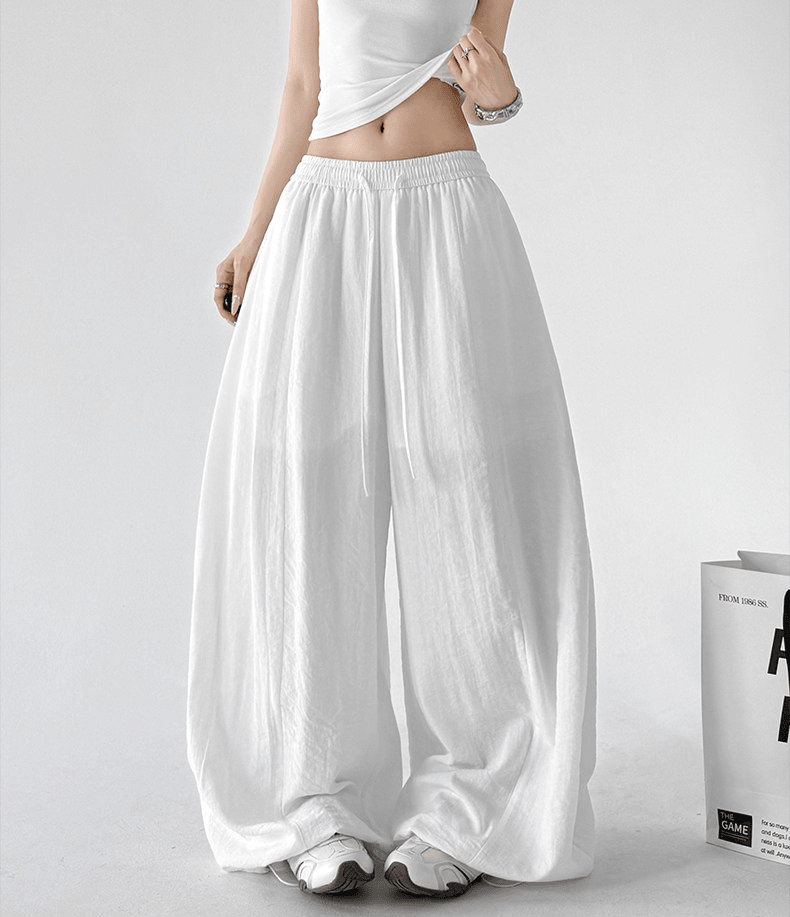 Linen Blend Extra Wide Leg Pants - CT66120 - COPPING THREADS - CT Select