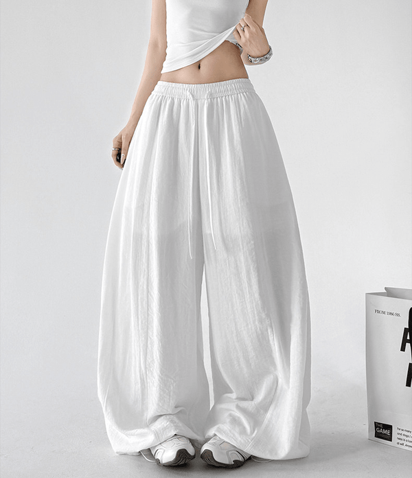 Linen Blend Extra Wide Leg Pants - CT66120 - COPPING THREADS - CT Select
