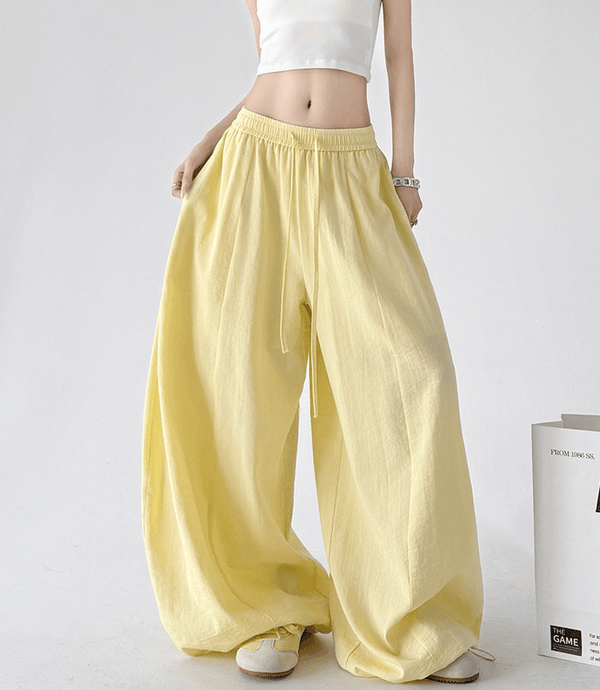 Linen Blend Extra Wide Leg Pants - CT66120 - COPPING THREADS - CT Select