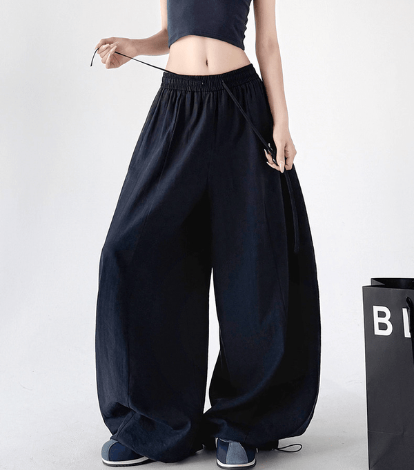 Linen Blend Extra Wide Leg Pants - CT66120 - COPPING THREADS - CT Select