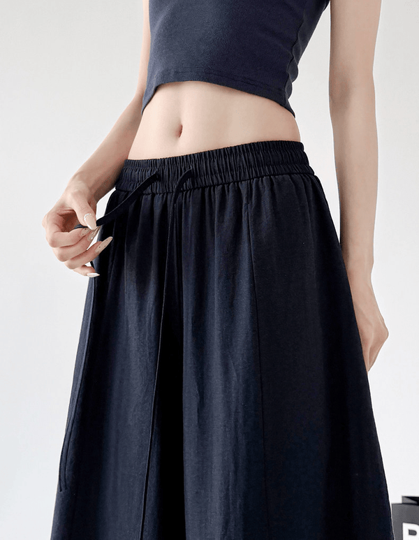Linen Blend Extra Wide Leg Pants - CT66120 - COPPING THREADS - CT Select