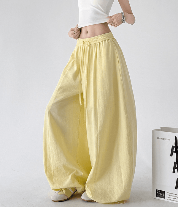 Linen Blend Extra Wide Leg Pants - CT66120 - COPPING THREADS - CT Select