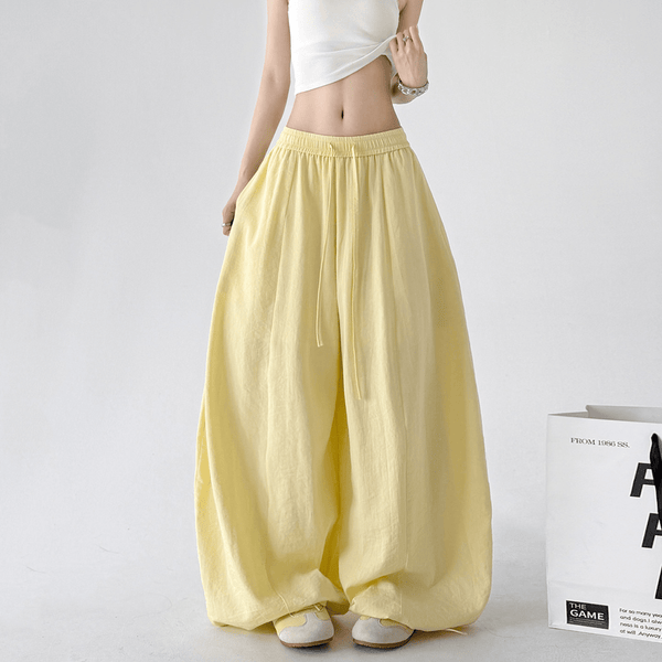 Linen Blend Extra Wide Leg Pants - CT66120 - COPPING THREADS - CT Select