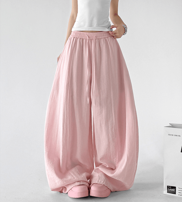 Linen Blend Extra Wide Leg Pants - CT66120 - COPPING THREADS - CT Select