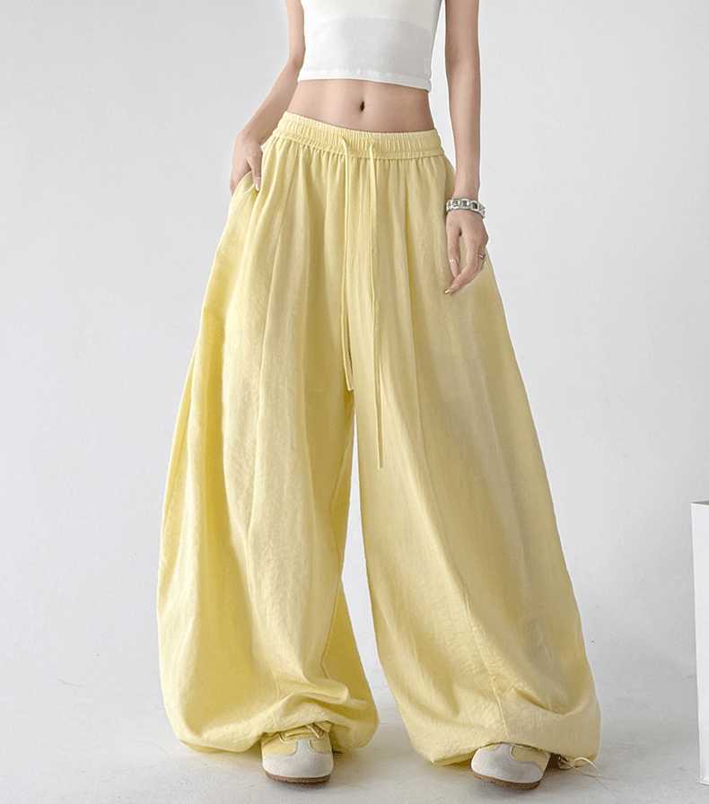 Linen Blend Extra Wide Leg Pants - CT66120 - COPPING THREADS - CT Select Main image