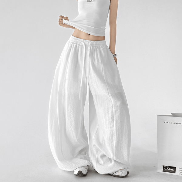 Linen Blend Extra Wide Leg Pants - CT66120 - COPPING THREADS - CT Select