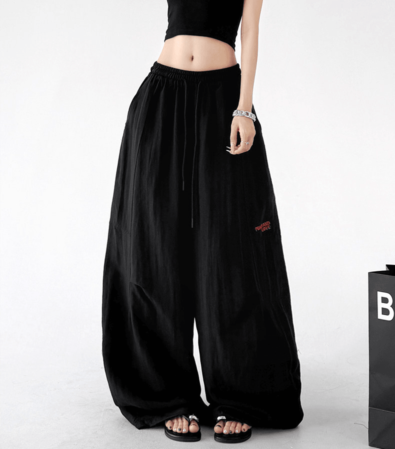 Linen - Blend Wide - Leg Drawstring Pants - CT212 - COPPING THREADS - CT Select