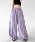 Linen - Blend Wide - Leg Drawstring Pants - CT212 - COPPING THREADS - CT Select