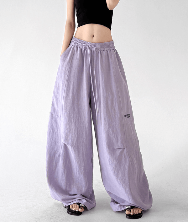 Linen - Blend Wide - Leg Drawstring Pants - CT212 - COPPING THREADS - CT Select