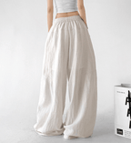 Linen - Blend Wide - Leg Drawstring Pants - CT212 - COPPING THREADS - CT Select