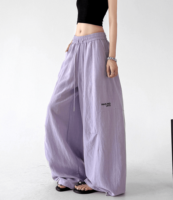 Linen - Blend Wide - Leg Drawstring Pants - CT212 - COPPING THREADS - CT Select