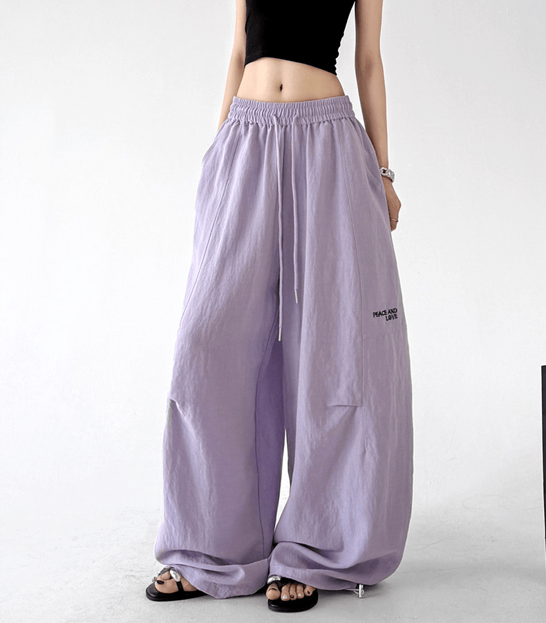 Linen - Blend Wide - Leg Drawstring Pants - CT212 - COPPING THREADS - CT Select
