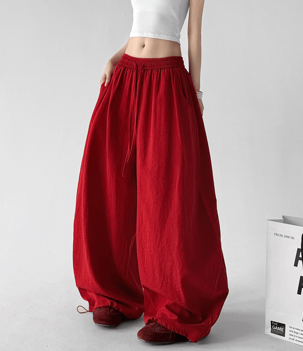 Linen-Blend Wide Leg Pants - CT66119 - COPPING THREADS - CT Select
