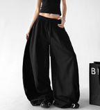 Linen-Blend Wide Leg Pants - CT66119 - COPPING THREADS - CT Select
