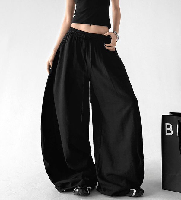 Linen-Blend Wide Leg Pants - CT66119 - COPPING THREADS - CT Select
