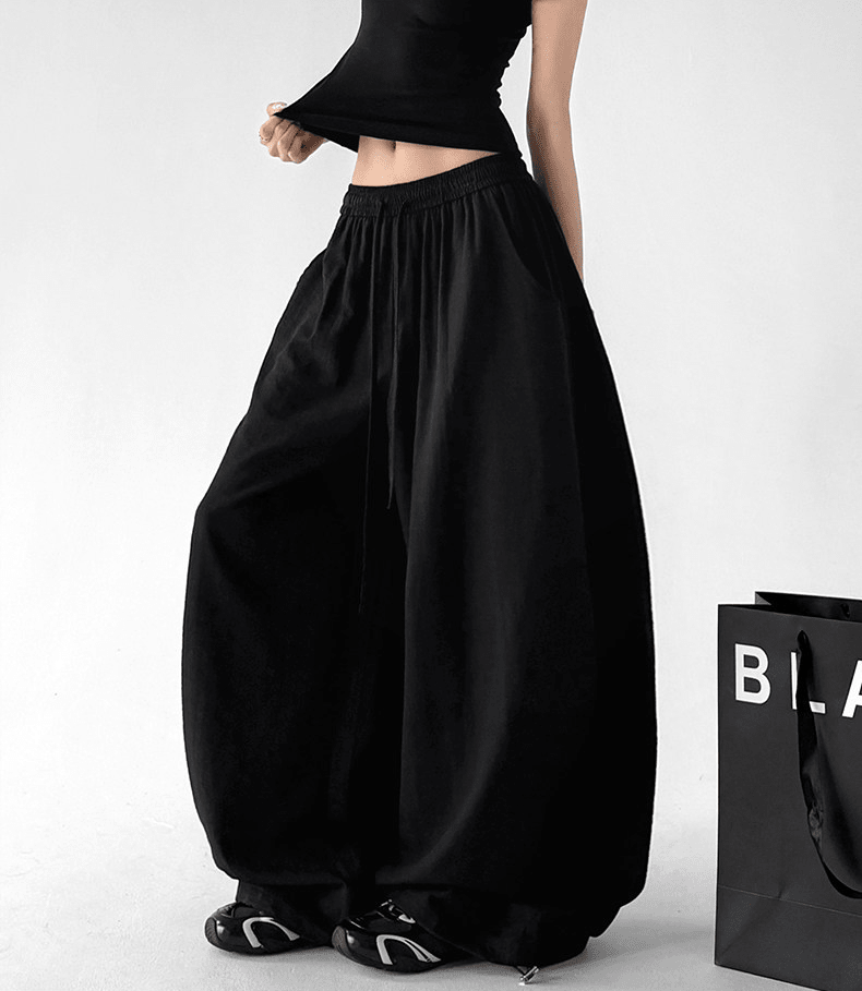 Linen-Blend Wide Leg Pants - CT66119 - COPPING THREADS - CT Select