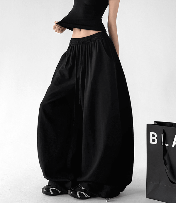 Linen-Blend Wide Leg Pants - CT66119 - COPPING THREADS - CT Select