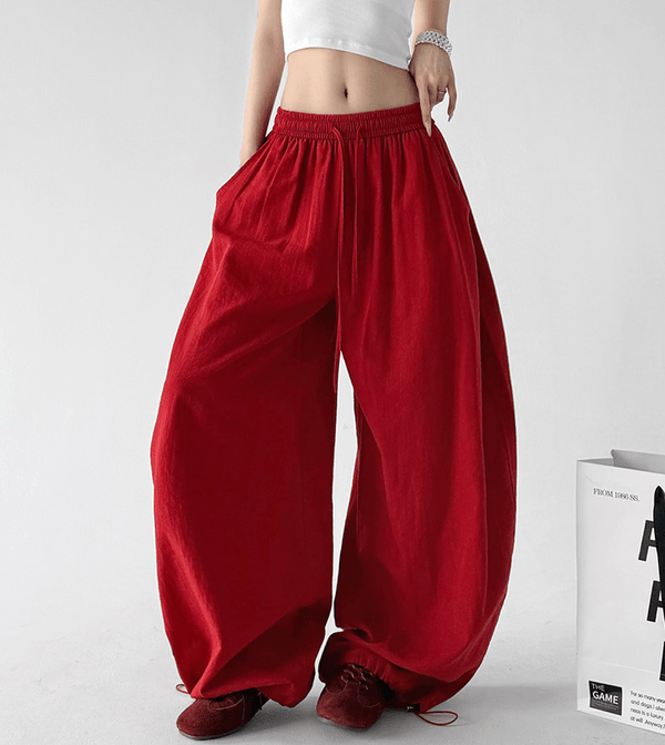 Linen-Blend Wide Leg Pants - CT66119 - COPPING THREADS - CT Select