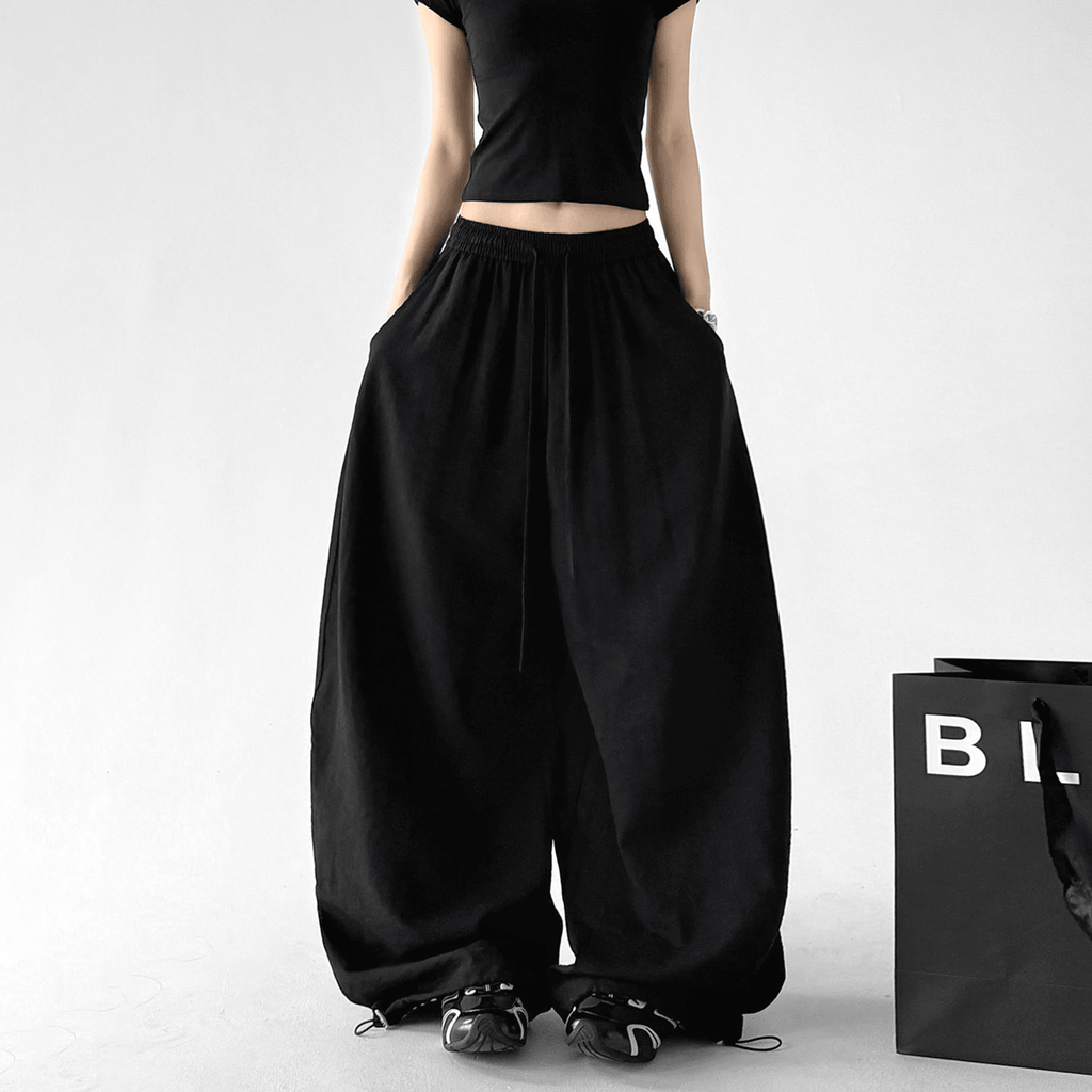Linen-Blend Wide Leg Pants - CT66119 - COPPING THREADS - CT Select