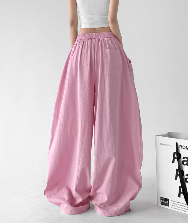 Linen-Blend Wide Leg Pants - CT66119 - COPPING THREADS - CT Select