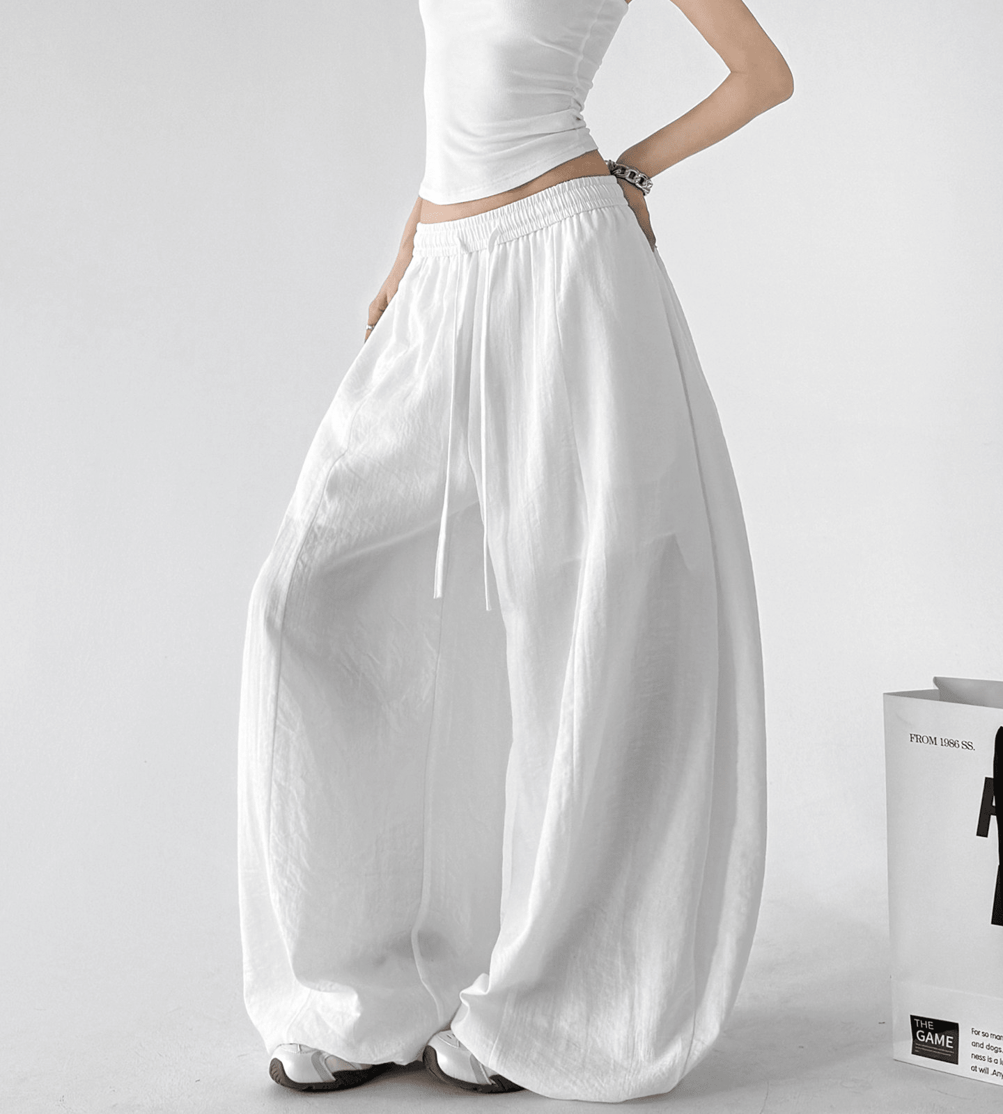 Linen - Blend Wide - Leg Pants - CT66120 - COPPING THREADS - CT Select