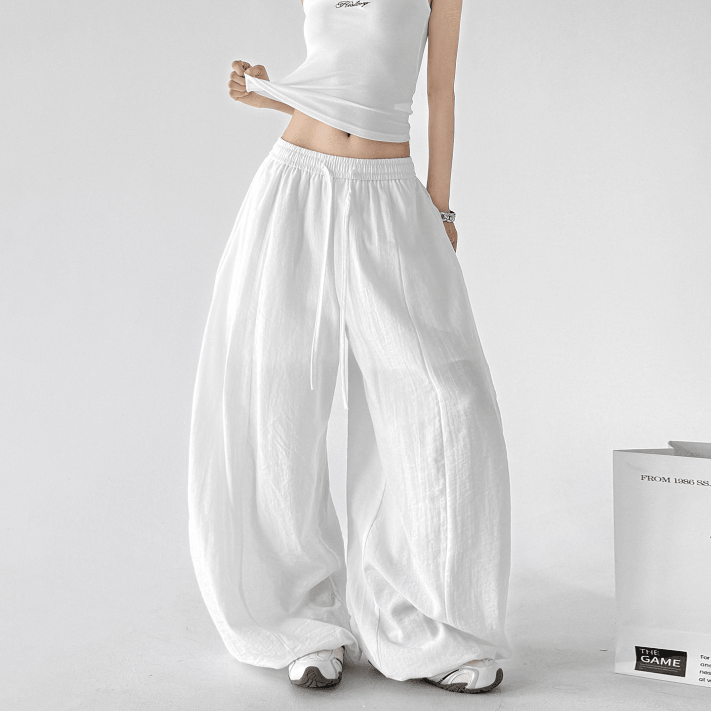 Linen - Blend Wide - Leg Pants - CT66120 - COPPING THREADS - CT Select