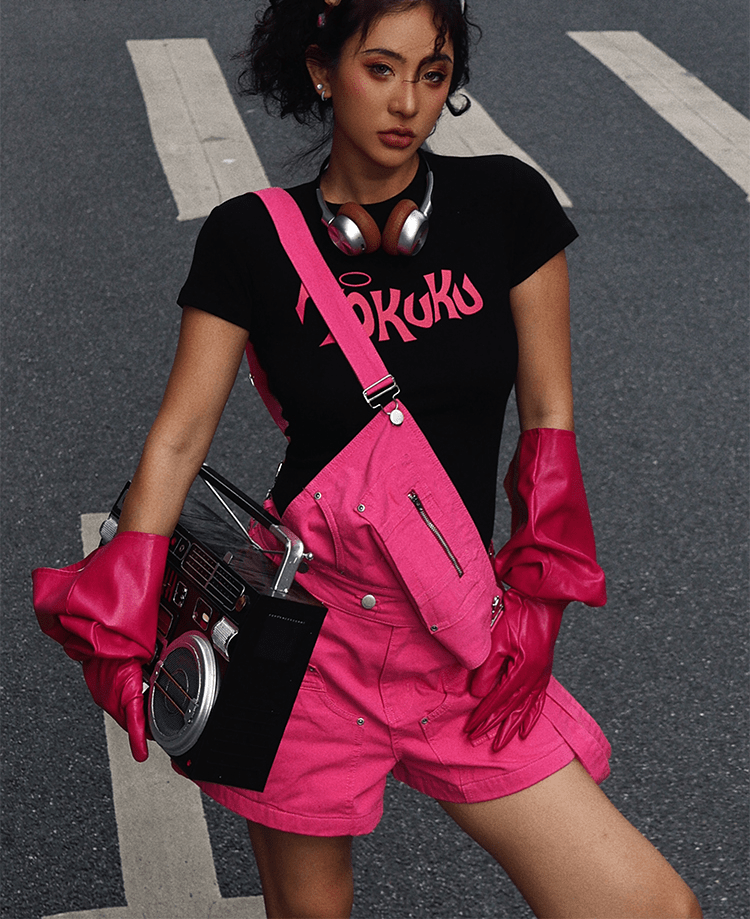 Logo Letter Fitted Tee - COPPING THREADS - Yokuku