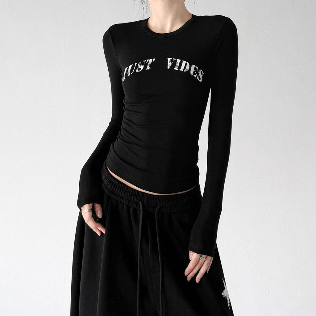 Logo-Print Long-Sleeve Top - CT66242 - COPPING THREADS - CT ORIGINALS
