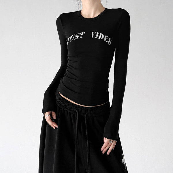 Logo-Print Long-Sleeve Top - CT66242 - COPPING THREADS - CT ORIGINALS