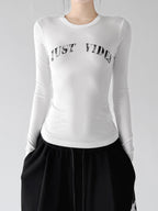 Logo-Print Long-Sleeve Top - CT66242 - COPPING THREADS - CT ORIGINALS