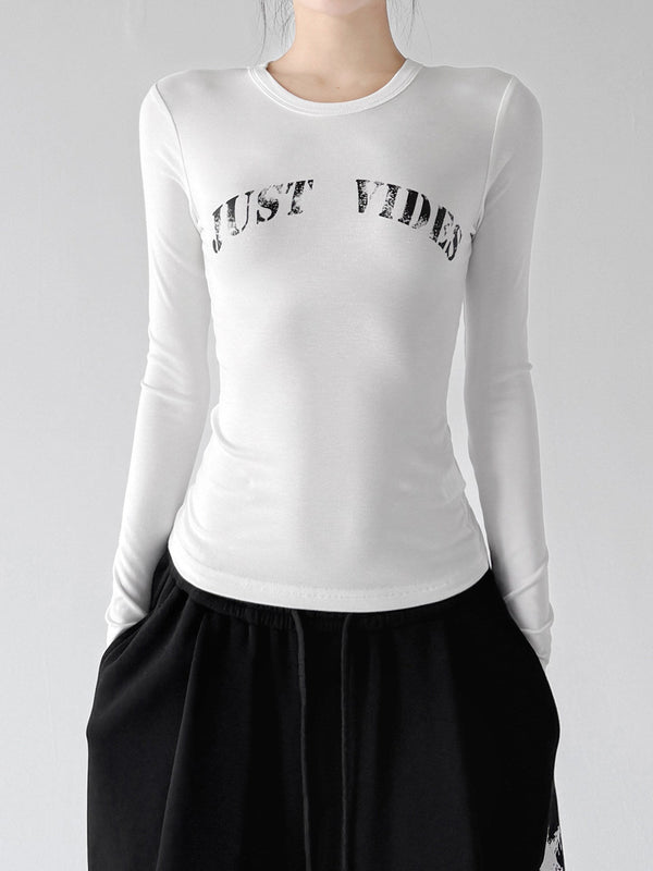 Logo-Print Long-Sleeve Top - CT66242 - COPPING THREADS - CT ORIGINALS