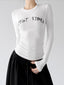 Logo-Print Long-Sleeve Top - CT66242 - COPPING THREADS - CT ORIGINALS