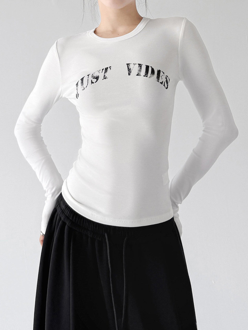 Logo-Print Long-Sleeve Top - CT66242 - COPPING THREADS - CT ORIGINALS