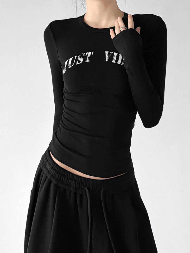 Logo-Print Long-Sleeve Top - CT66242 - COPPING THREADS - CT ORIGINALS