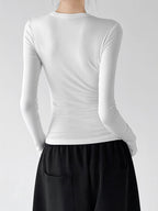 Logo-Print Long-Sleeve Top - CT66242 - COPPING THREADS - CT ORIGINALS
