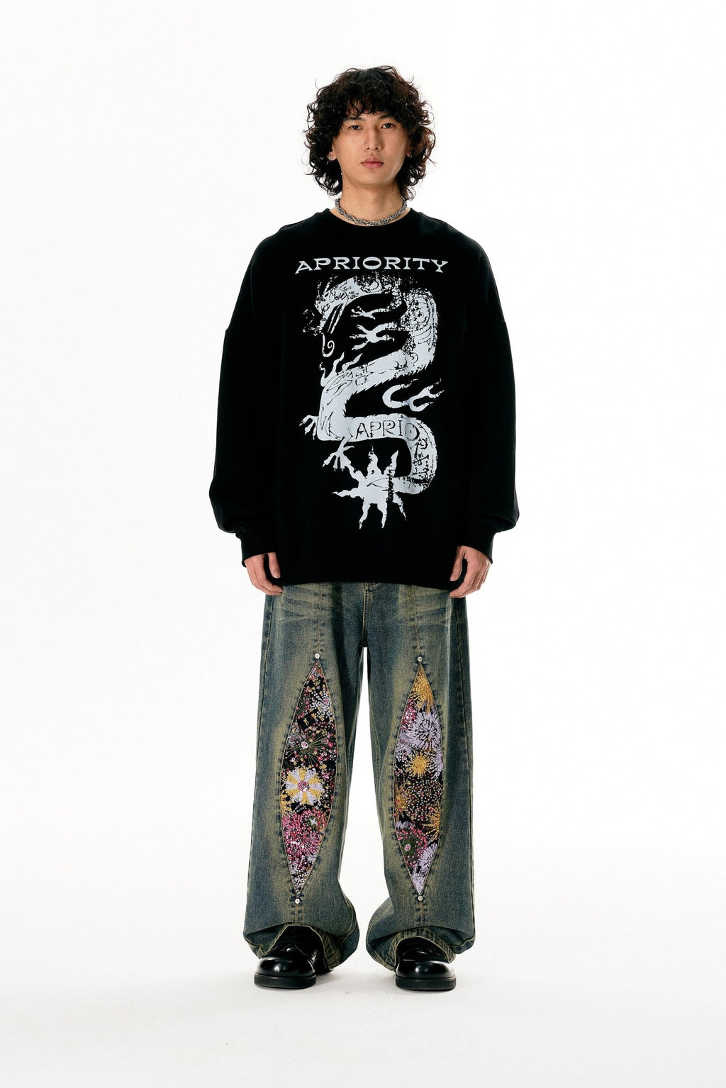 Loong Print Sweatshirt - COPPING THREADS - APRIORITY